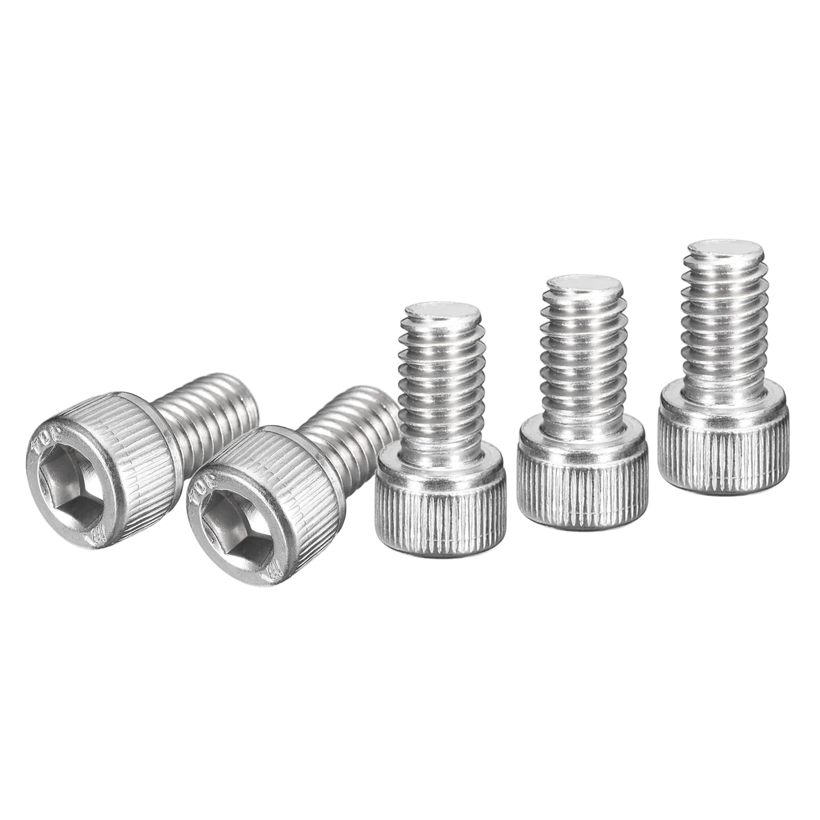 DTGN 5/16-18x5/8" Socket Head Cap Screws Bolts, 30Pcs 304 Stainless Steel 18-8, Machine Hex Socket Screw, Hex Drive, Bright Finish, UNC Coarse Thread Fully Threaded — image 1