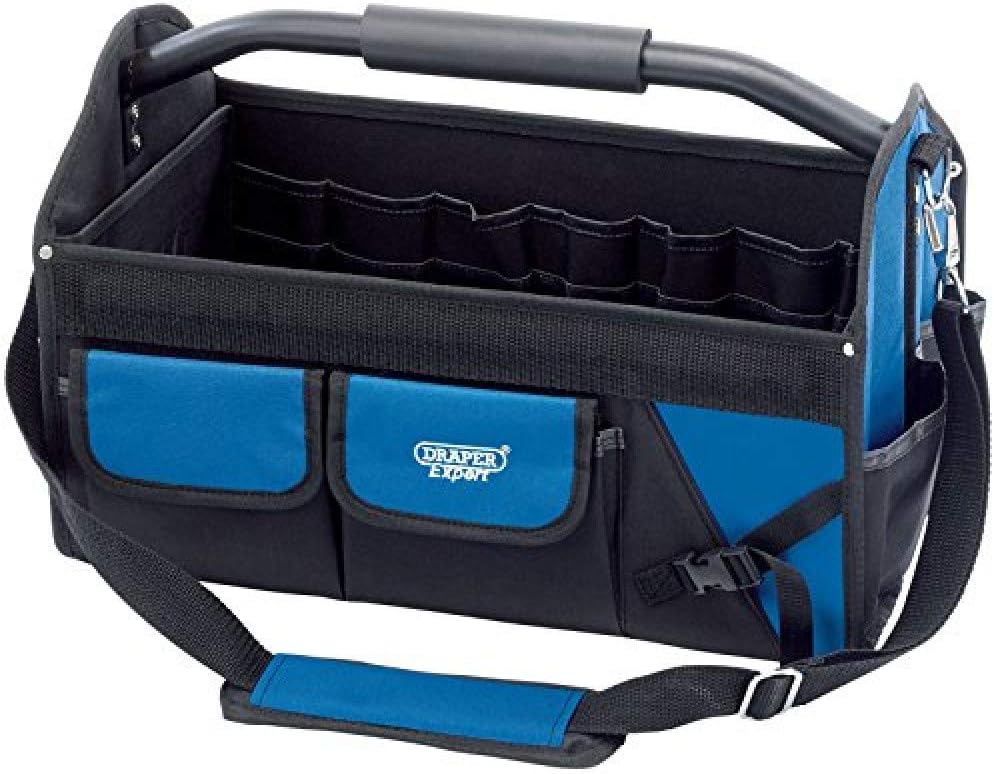 Draper 31595 Heavy Duty Folding Tote Tool Bag 600mm 45L Waterproof Base