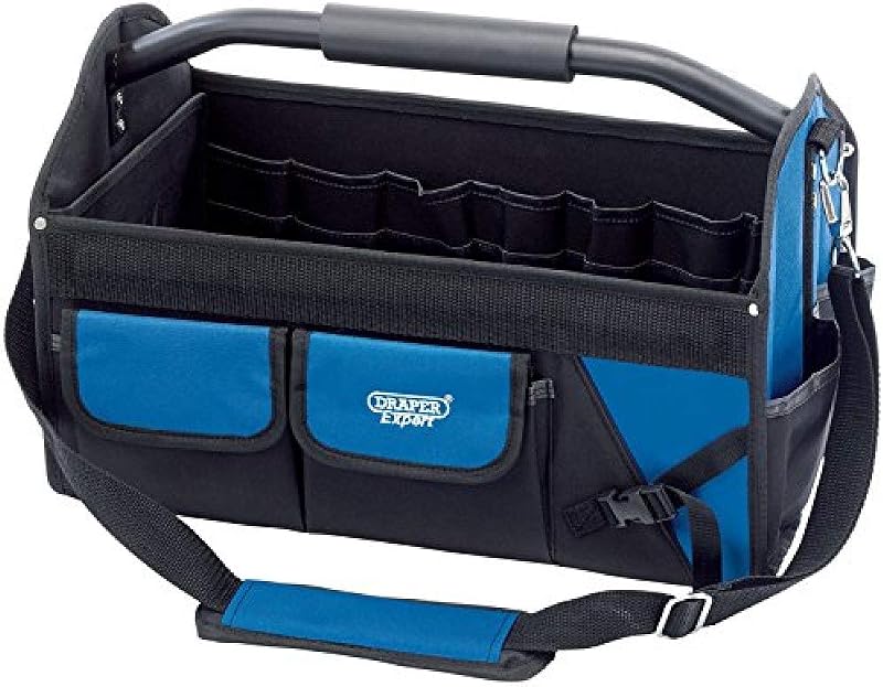 Draper 31595 Heavy Duty Folding Tote Tool Bag 600mm 45L Waterproof Base