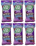 Tic Tac Breath Mint Candy, Berry Flavor, 3 Count (Pack of 6)