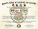 Personalized Harry Potter Diploma - Hogwarts School of Witchcraft and Wizardry Degree of Master of Wizardry