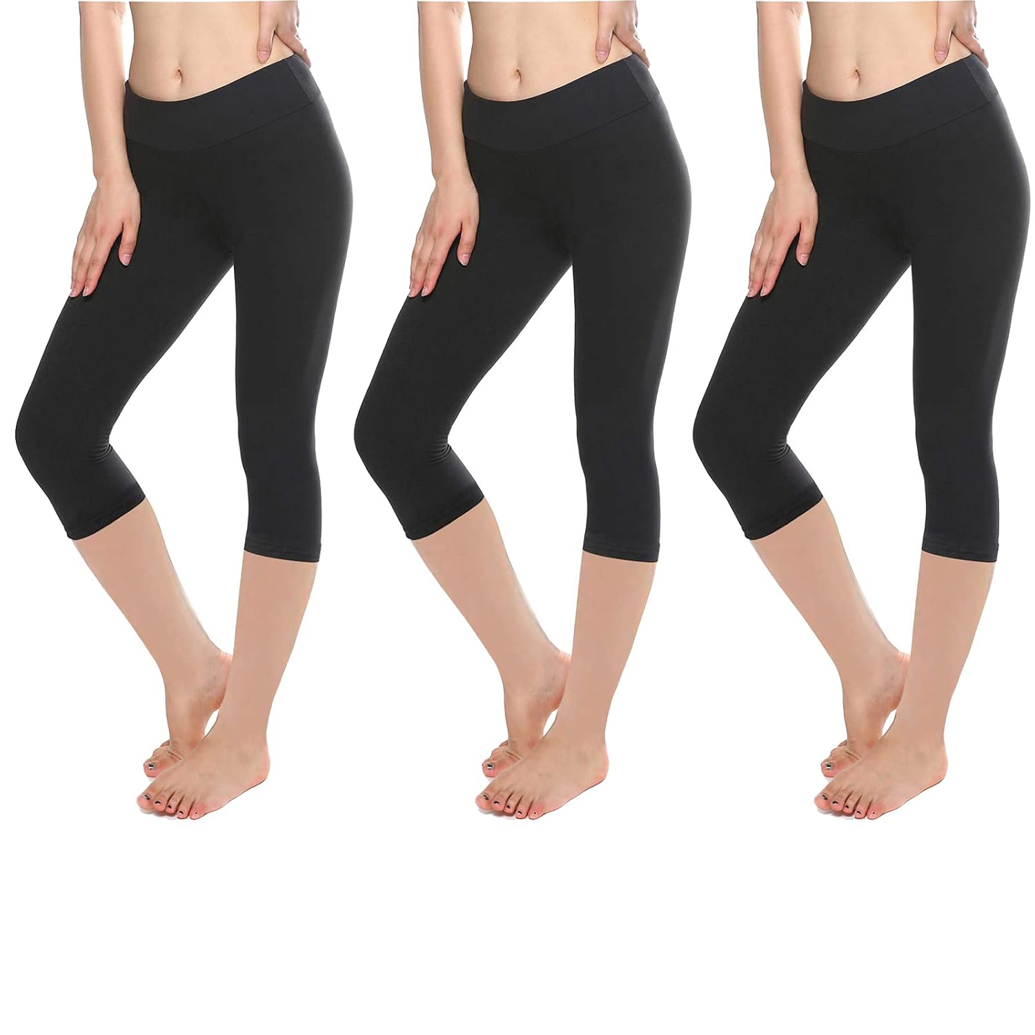 best capri leggings to wear under dresses for women's size