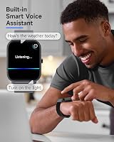 TOOBUR Smart Watch Men Women Alexa Call IP68 Waterproof 1.8" Heart Rate iOS view 2