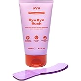 Bye Bye Bush by OYO – Hair Removal Cream for Women Private Area, Bikini Line, Inner Thighs & Armpits, Sensitive Skin Formula, 65% Naturally Derived, Fast Acting Aloe Cucumber – 5 fl oz