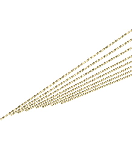 MECCANIXITY 6-Pack Brass Brazing Rods – Phosphor Copper Solder, 1/8" X 10" Low-Temp Welding Sticks For Copper Repair, HVAC, Refrigerator & DIY Projects