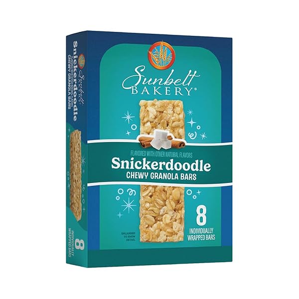 SUNBELT BAKERY SNICKERDOODLE CHEWY GRANOLA BARS, 8-1.0 OZ...