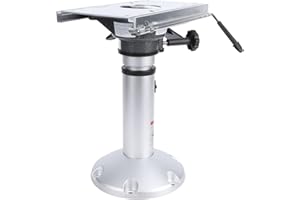 Yechiry Marine Fit for Seat Pedestal with Pneumatic Design for Yacht Captain Chair Height from 14 to 20 Inch Air Powered Boat