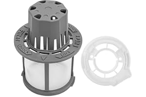 SUPERBOBI WD49X24057 Dishwasher Ultra Fine Filter Kit Compatible with GE Hotpoint, Dishwasher Filter for WD12X10416, WD12X20107 WD12X21676 WD12X21976 WD12X23736 GDT550PYR7FS DDT595SBL5TS GDT655SMJ2ES