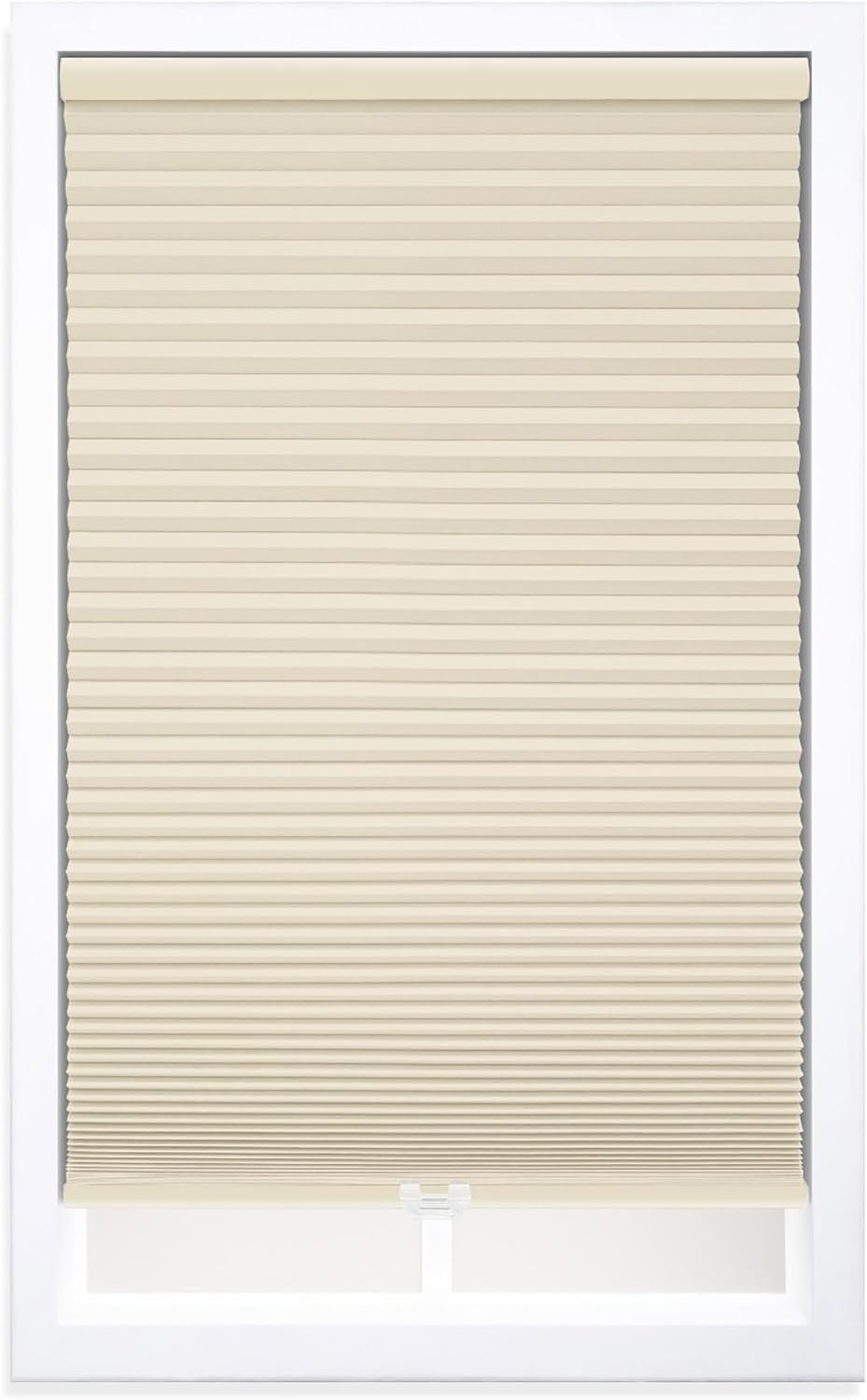 DEZ FURNISHINGS Cordless 1.5" Blackout Cellular Shade, Tan, 30.5" W x 54" H Image DEZ FURNISHINGS Cordless 1.5" Blackout Cellular Shade, Tan, 30.5" W x 54" H Image