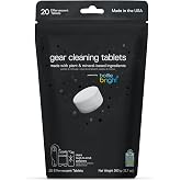 Bottle Bright Gear Cleaning Tablets (6 or 20 Count) | EPA Safer Choice Certified, Removes Odors &amp; Stains, Easily Cleans Hydration Reservoir, Large Water Storage Systems