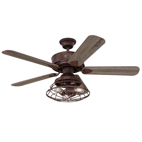 72205 Barnett 122 Cm Barnwood Indoor Ceiling Fan Dimmable Led