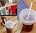 220 Pack 8.5 inch Drinking Straws Multi Colored Striped Flexible Small Diameter Bendy Disposable Plastic Drinking Straws