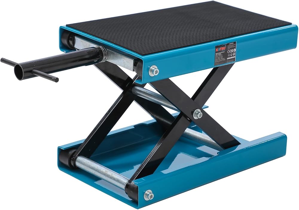 KATSU Tools Motorcycle Lifting Stand 500kg Max Capacity Scaffold Jack