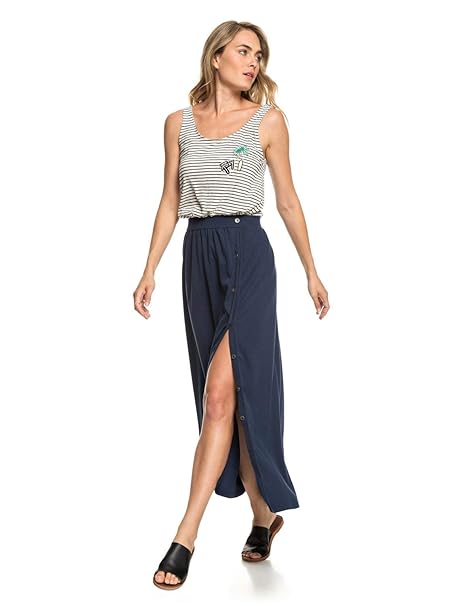 button down maxi skirt