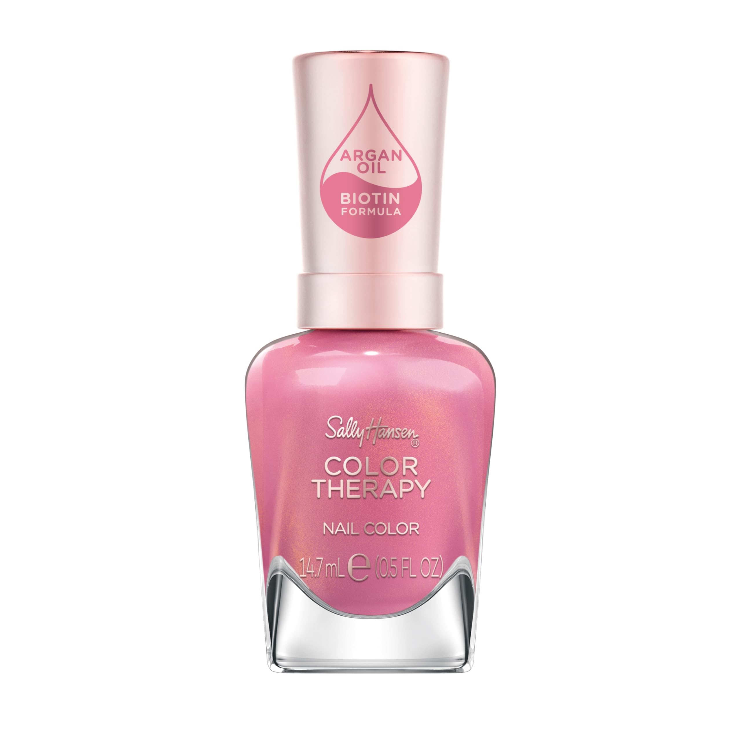 Sally Hansen Colour Therapy Nail Polish with Argan Oil, 14.7 ml, Mauve Mantra
