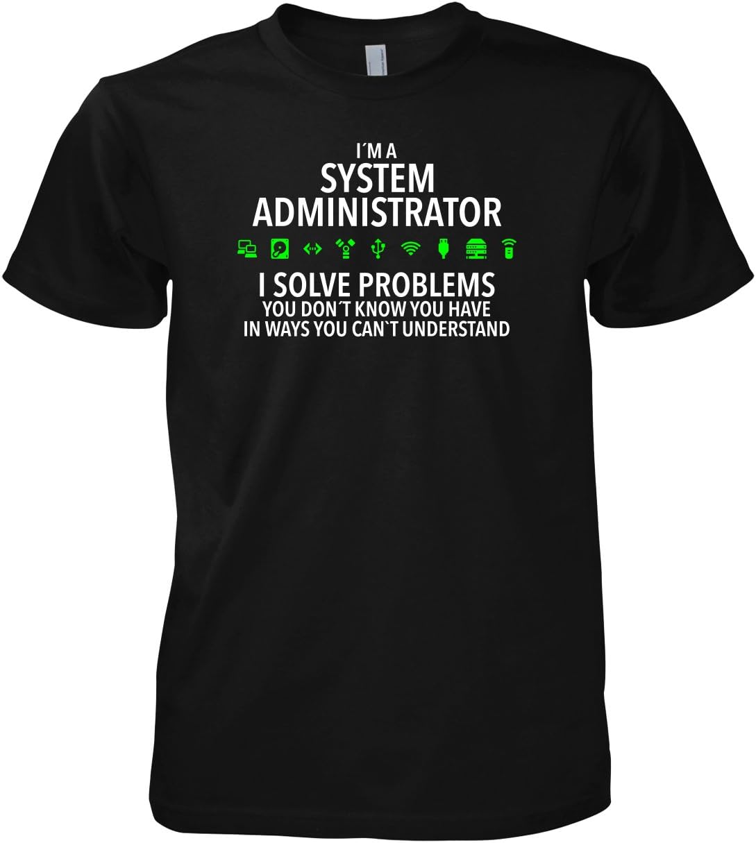 Chameleon Clothing Geek System Administrator 702285 T-Shirt