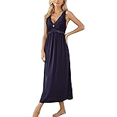 ALCEA ROSEA Womens Sexy Nightgowns Long Floral Lace silky Lingerie supportive Chemises Full slip for Women Elegant Sleepwear