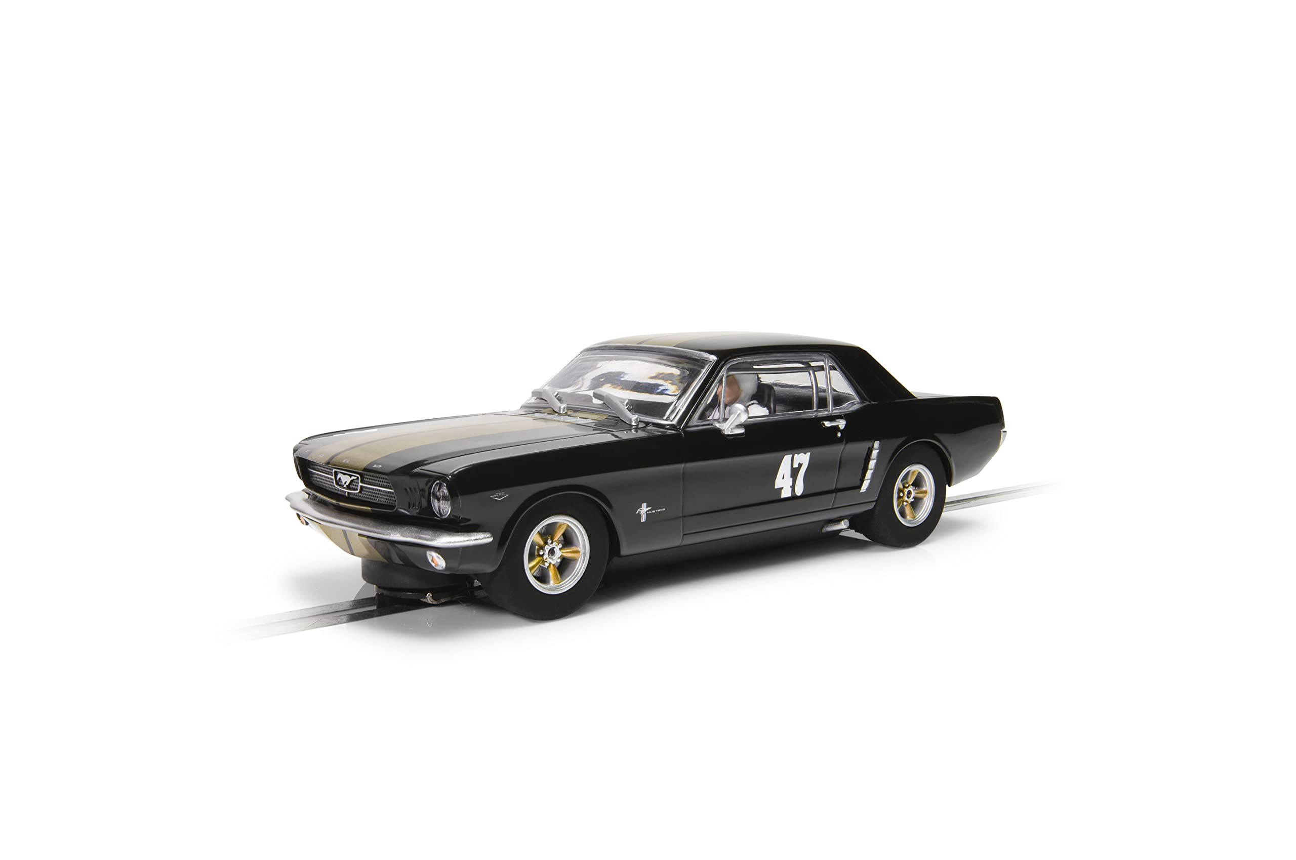 Scalextric Ford Mustang - Black and Gold - 1:32 Car