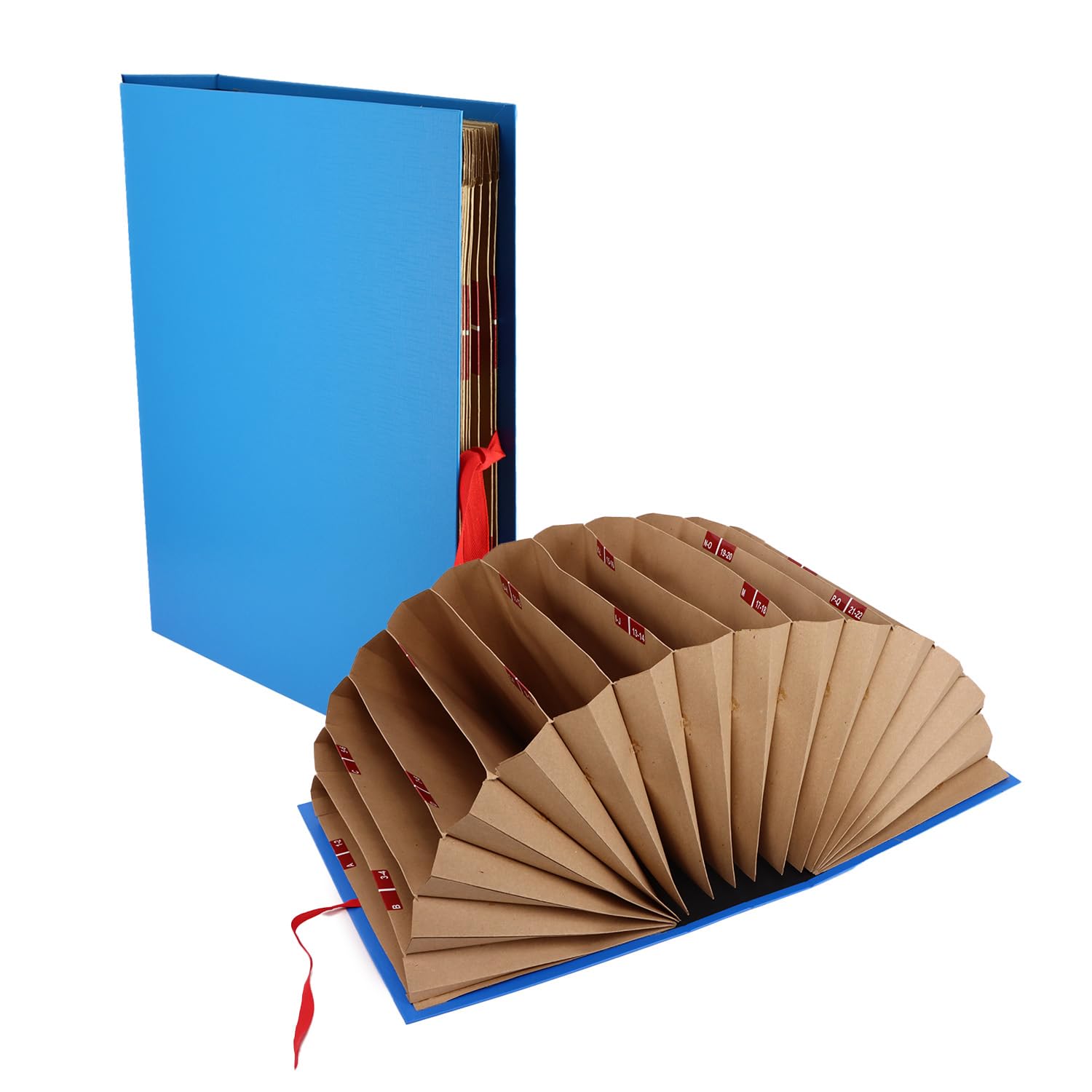 Grafoplás 2941030 Pokf Folder Accordion, Blue, Folio