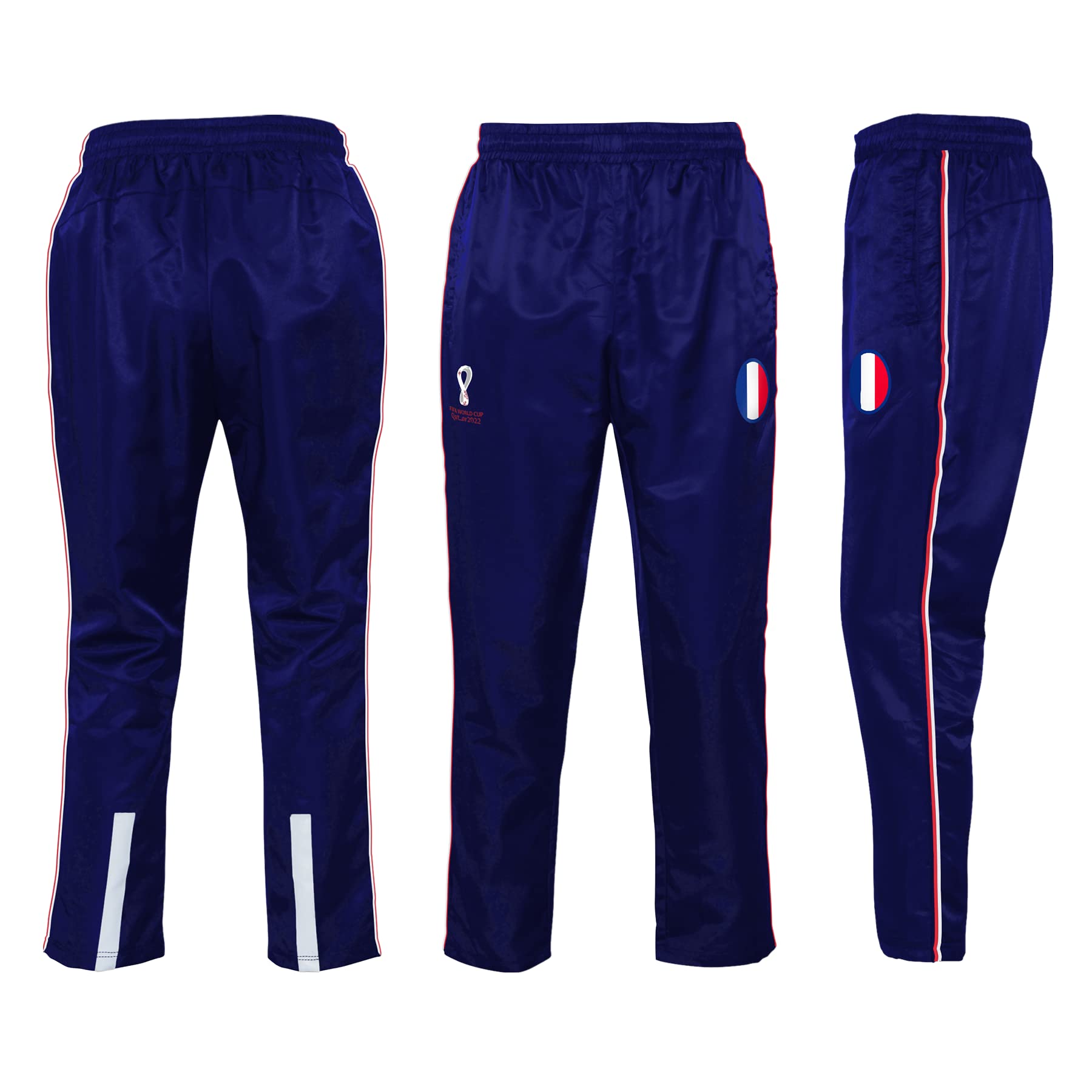 France, Official Fifa 2022 Training Football Tracksuit Bottoms Track Pants, Men's M