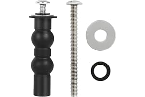 DKAIKAI Toilet Seat Hinge Screw Kit - 2-Pack Toilet Hinge Screw for Top Mount Toilet Seat Tightening, Blind Hole Fixing. Easy to Install. Compatible for TOTO Toilet