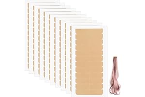 Tucnoeu 120pcs Adhesive Replacement Tape for Hair,Hair Extension Tape,Extensions Invisible Waterproof Double Sided Hair Tape,Tape in Human Hair Extensions Wig Tape Beauty Tools(Skin)
