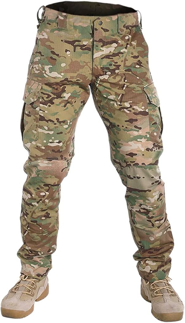 IDOGEAR GL Tactical Pants Multicam Combat Pants for Airsoft Military Hunting Paintball Outdoor Sports Slim Fit Style: Clothing