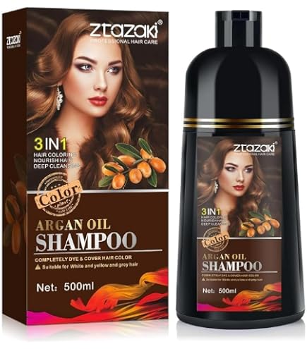 Amazon.com : Hair Dye Shampoo 3 in 1, Magic Hair Dye Colors in
