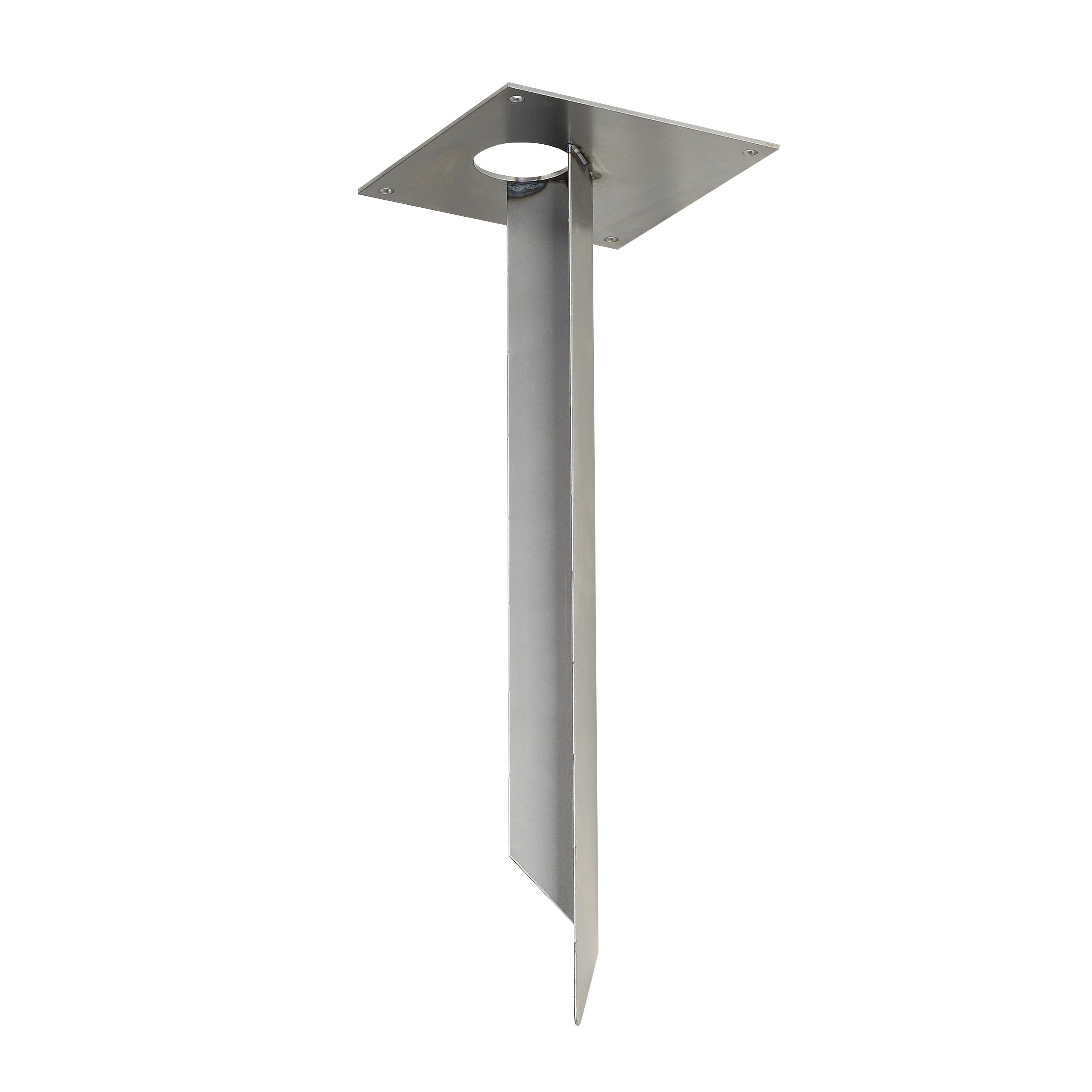 SLV Mechanical Component Ground Spike for ARROCK Stone and ARROCK Slot/Ground Spike for Outdoor lamp, Illumination of a Garden, Terrace, Plants, Paths, Outdoor Light, Outdoor spot/Grey
