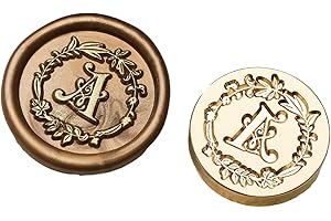 a Sealing Wax Stamp Letter Series Seal for Cards Scrapbooking Wedding Invitations Metal a Sealing Letter Series for Invitatio