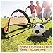 Pop Up Goals - Portable Soccer Nets Portable Soccer Goals, 4' Wide Set of 2, Pop Up Soccer Goal with Carry Bag, Soccer Net Soccer Training Net for Quick Play & Training, Soccer Goal for Kids & Teenage