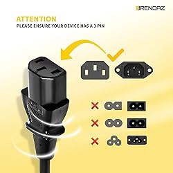 BRENDAZ Compatible Bose S1 Pro Power Cord