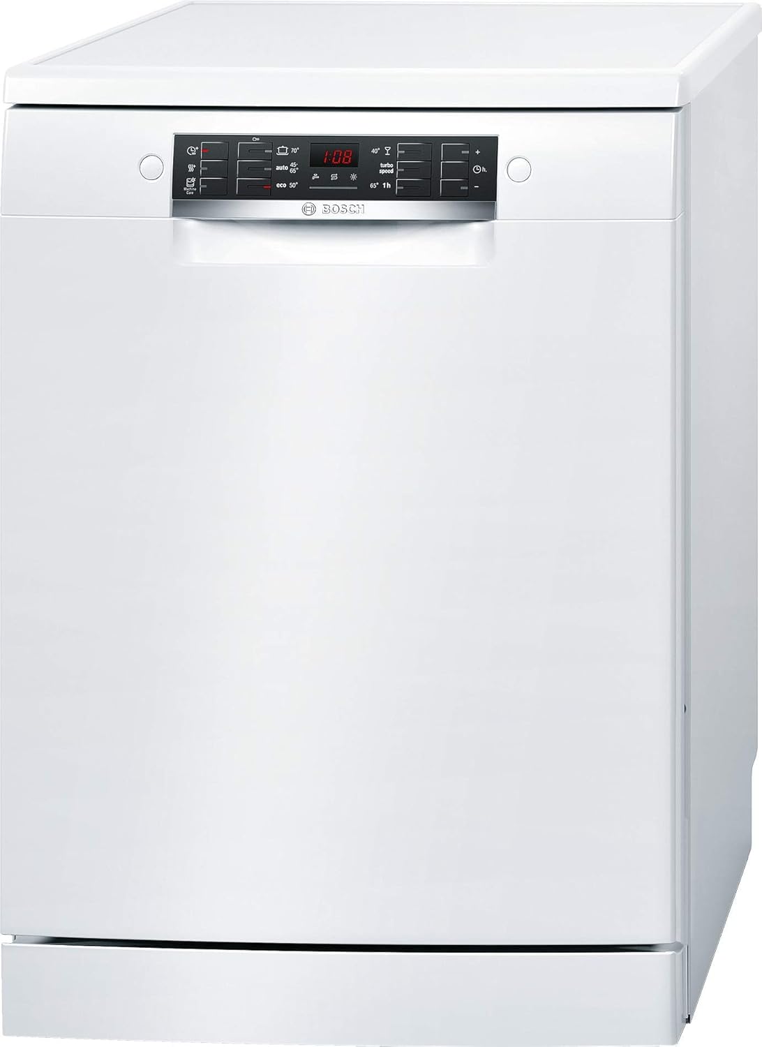 Bosch SMS46LW00E Serie 4 Freistehender Geschirrspüler / A++ / 60 cm / Weiß / 262 kWh/Jahr / 13 MGD / SilencePlus / Extra Trocknen / VarioSchublade