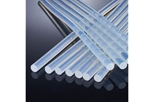 LULONPON 20 Pieces Hot Glue Sticks for Hot Glue Gun Full Size, 10.63 in, 0.43 in Dia, Large Clear Hot Glue Gun Sticks for Glue Gun,Hot GUE for Kids Adhesive for Materials for Kids DIY Sealing Dent Repair