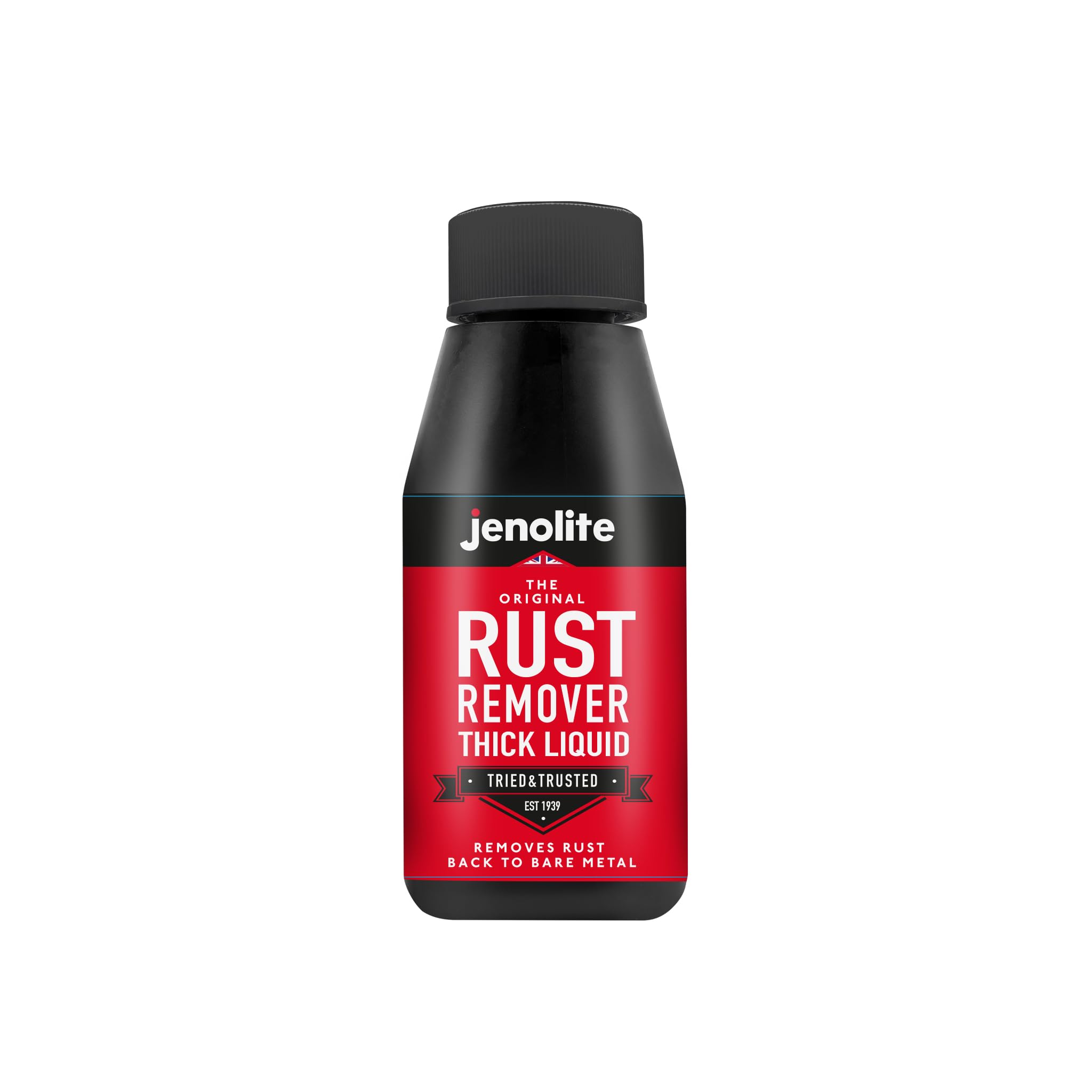 JENOLITE Rust Remover Thick Liquid | 150ml | Non-Drip Formula | Fast Acting Thixotropic Rust Remover For Metal | Removes Rust Back To Bare Metal | Suitable For Use On Vertical Surfaces