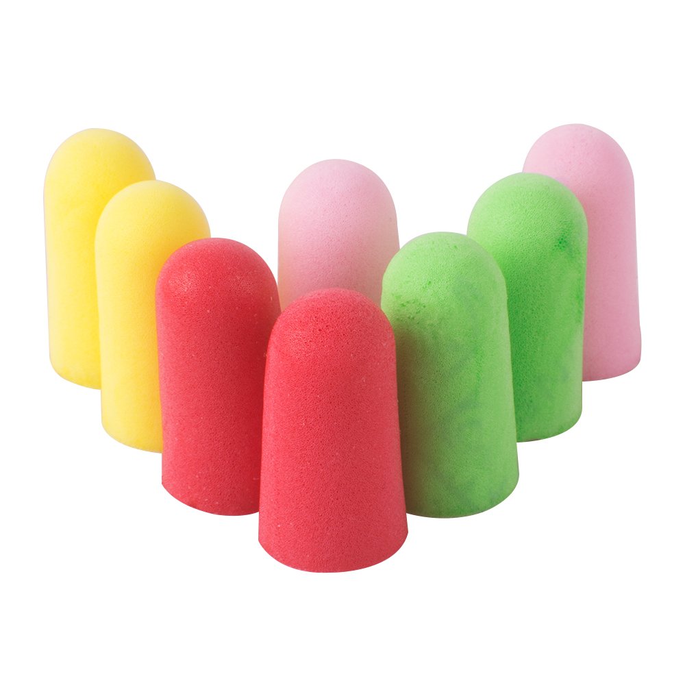 zinnor Soft Foam Earplugs, Ear Plugs Protection for Sleeping, Snoring, Studying, Loud Events, Traveling and Concerts, 25 Pair,Ear Plugs 34dB Highest NRR