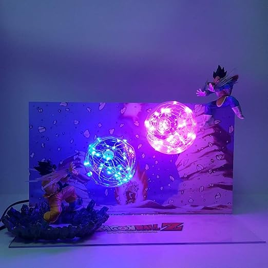 dragon ball lamp goku kamehameha vs