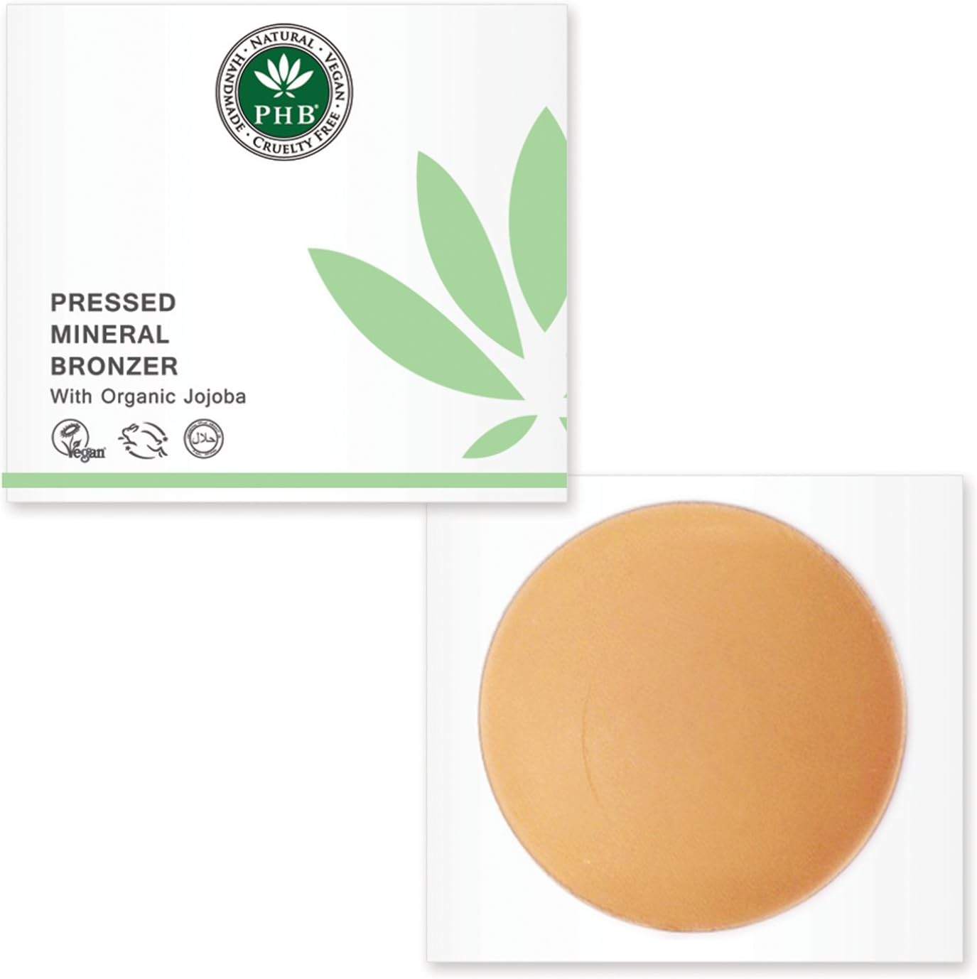 PHB Plus SPF15 Pressed Mineral Bronze Colour Bronzer, 9 g