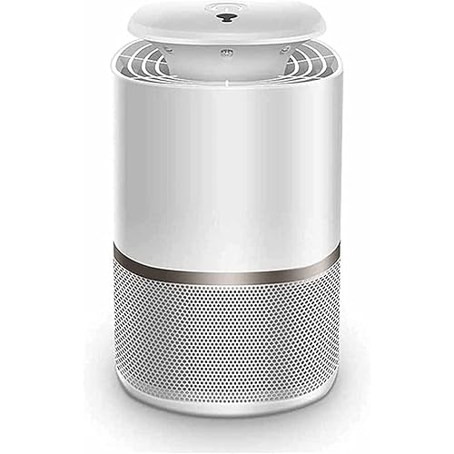 FMOGE Mosquito Killing Lamp, Mosquito Repellent Trap, Low Decibel Mosquito Lamp, Mosquito Repellent Electric Light, Opens Automatically in The Dark,White