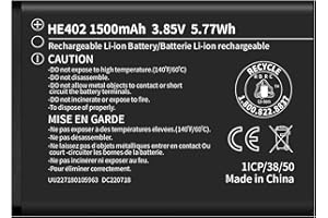 Xeceor BL[Upgraded] Battery for HE402, 1500mAh Replacement Battery for AT&T Cingular Flex (ATTEA211101)/Nokia 2780 Flip