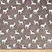 Shannon Premier Prints Minky Cuddle Deer To Me Graphite Fabric By The Yard