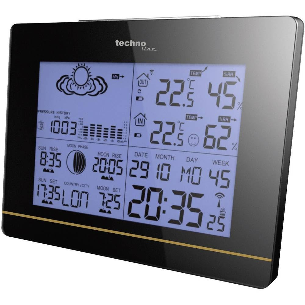 Technoline WS 6750 Digital Weather Station with clock (manuell setting) — image 1