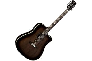 Luna Guitars 6 String Acoustic-Electric Guitar, Right (ART V DCE)