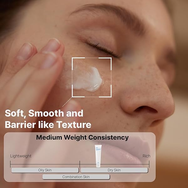PLUSREAL CICA + NIACINAMIDE REDNESS RELIEF & SKIN BARRIER REPAIR CREAM FOR DRY AND SENSITIVE SKIN | KOREAN SKINCARE | FRAGRANCE FREE | VEGAN | CENTELLA ASIATICA CREAM WITH NIACINAMIDE, 2.02 FL.OZ