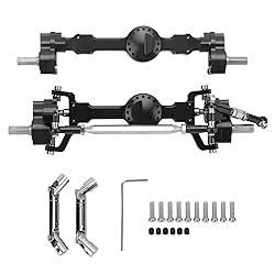 Dilwe RC Front Axle Rear Axle Set, 146MM/5.75inch