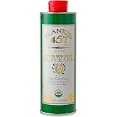 Frankies 457 Organic Extra Virgin Olive Oil, 16.9 fl oz (500 ML) | Premium 100% Castelvetrano Olive Oil, High Polyphenol, First Cold Pressed, Early Harvest in Sicily