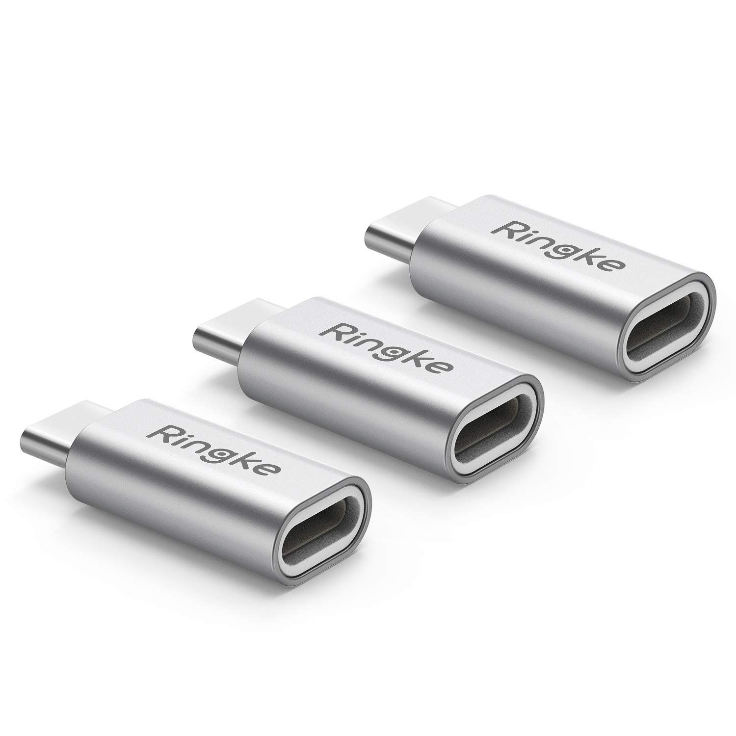Ringke Adattatore USB Tipo C Port Converter [3Pack] per iOS 8 Pin