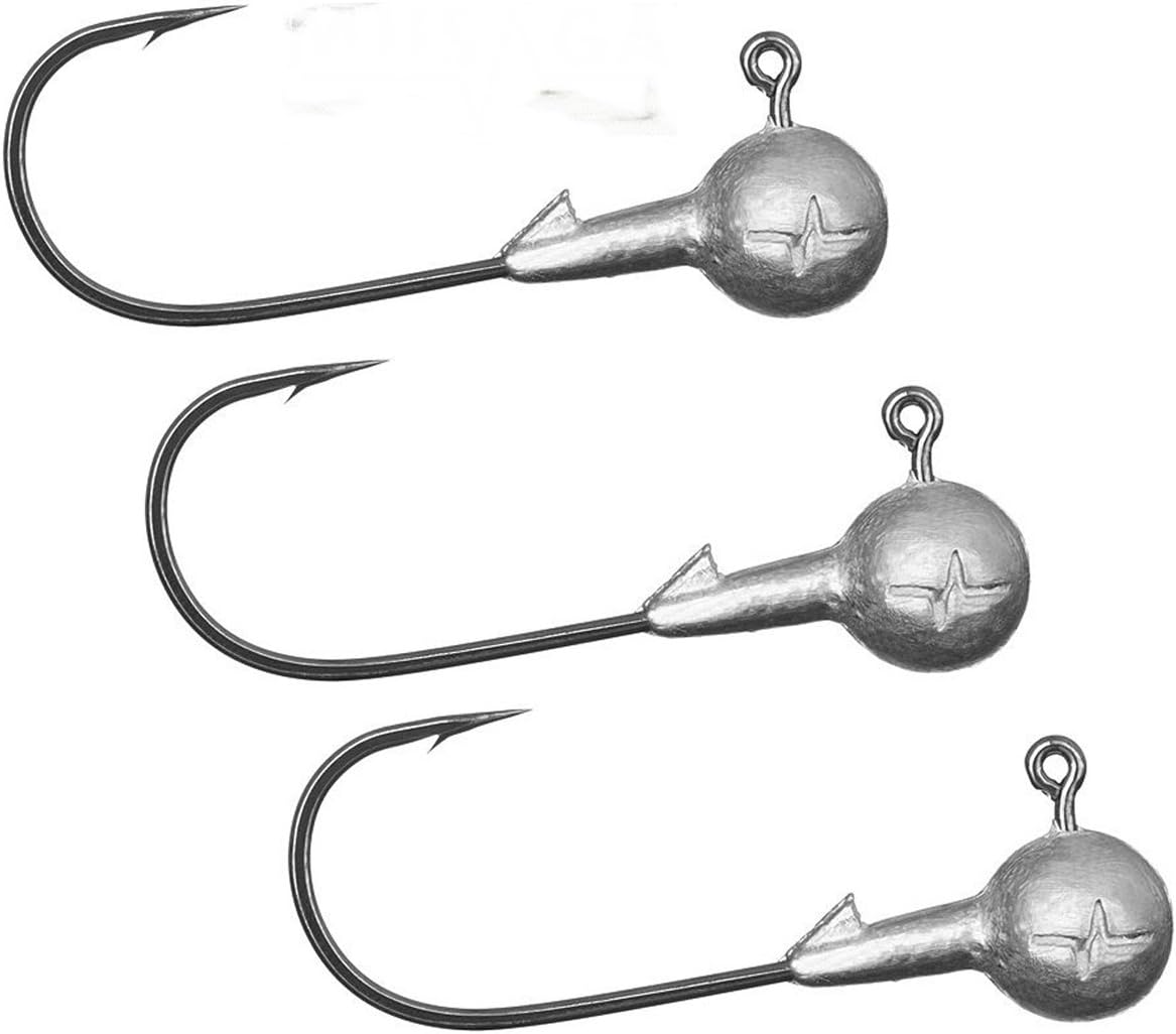 Musaga jig hook classic 3/0, pack of 3, grammage: 3 g, 5 g, 7 g, 8.5 g, 10 g, 12 g, 15 g, 17 g, 20 g, 25 g, jig, jig head, jig hook, lead head, single hook