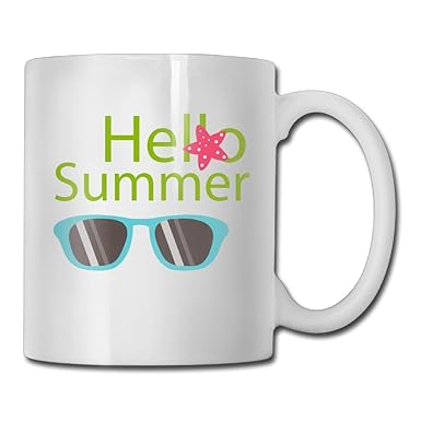Amazon Co Jp ハローサマー おしゃれ マグカップ カップ コップ 耐熱