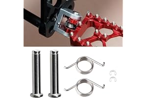 URLWALL Dirt Bike Foot Pegs Springs Pedal Bolt Kit for Sur Ron Light Bee X/S Segway X160/X260, Stainless Steel Anti-rust Durable Footrests Springs Bolt Screw Left & Right(For Foot Pegs)